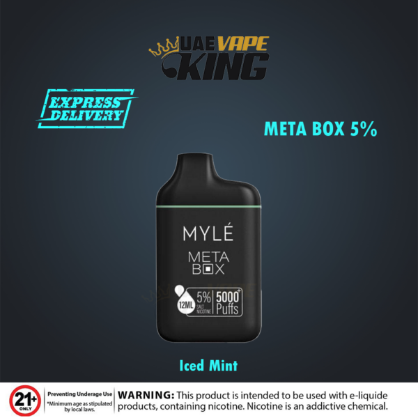 Myle Meta Box 5000 Puffs Iced Mint