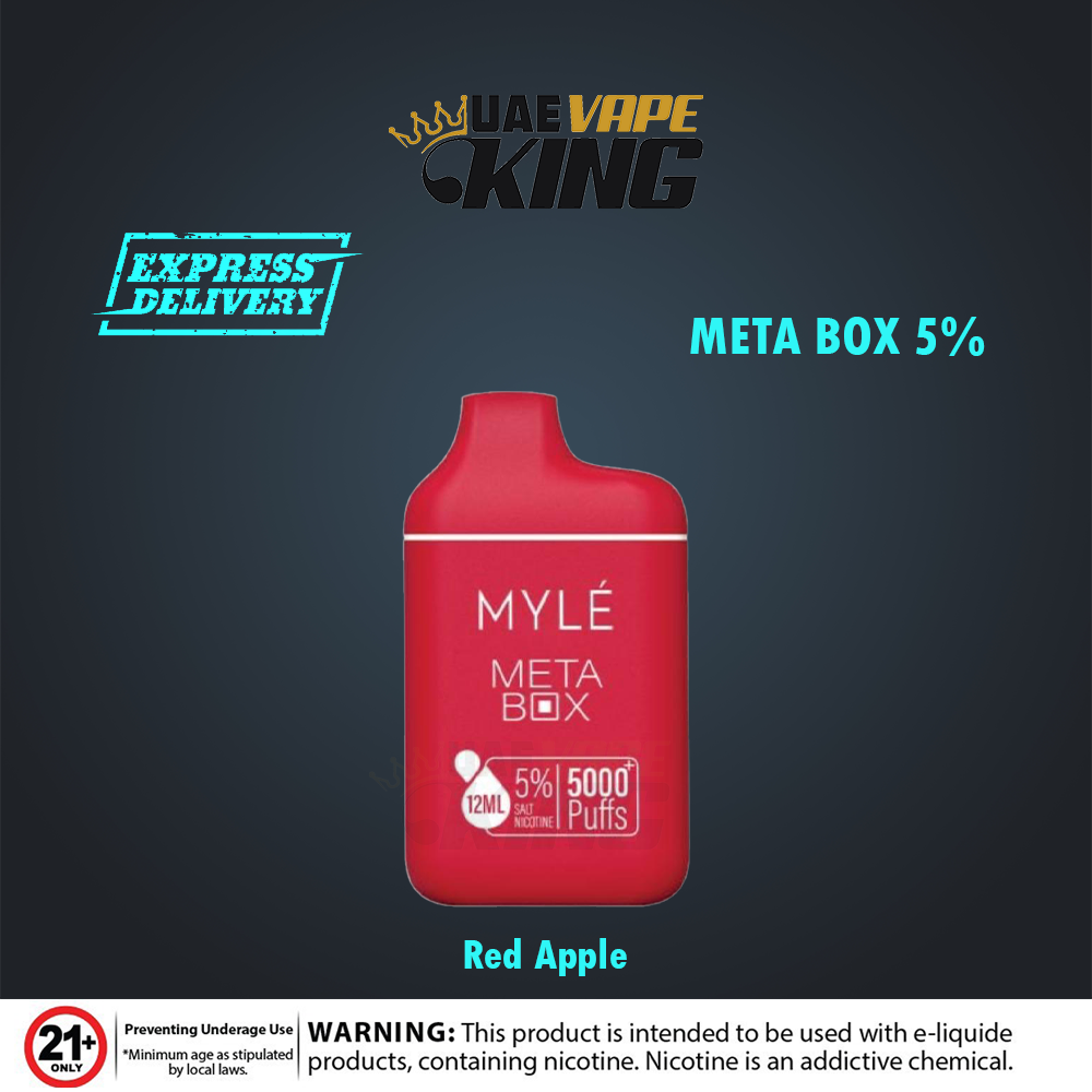 Myle Meta Box 5000 Puffs Red-Apple