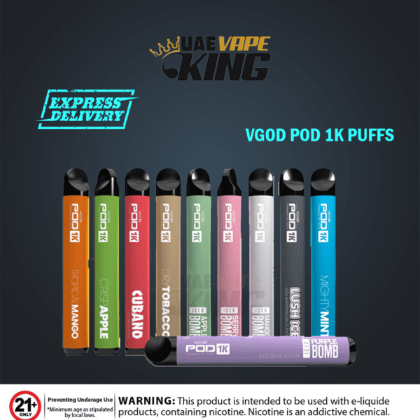 VGOD POD 1K PUFFS Disposable Pod Device In UAE