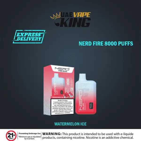 NERD-FIRE-8000-PUFFS-WATERMELON-ICE