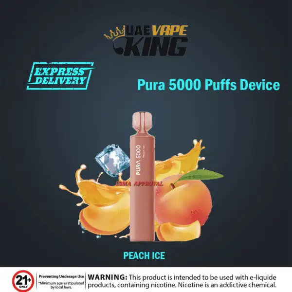 PEACH-ICE-Pura-5000-Puffs-Disposable-Vape